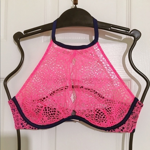 🔥ON SALE🔥2/$33🔥 💖 Victoria Secrets Very Sexy Unlined High Neck - Picture 1 of 12